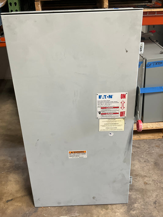 Used Cutler-Hammer DH365NRK Disconnect 400 Amp 600 Volt Fusible Outdoor