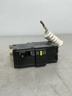 Used Square D QOB250GFI 2 Pole, 50 Amps, 120/240 Volts Circuit Breaker