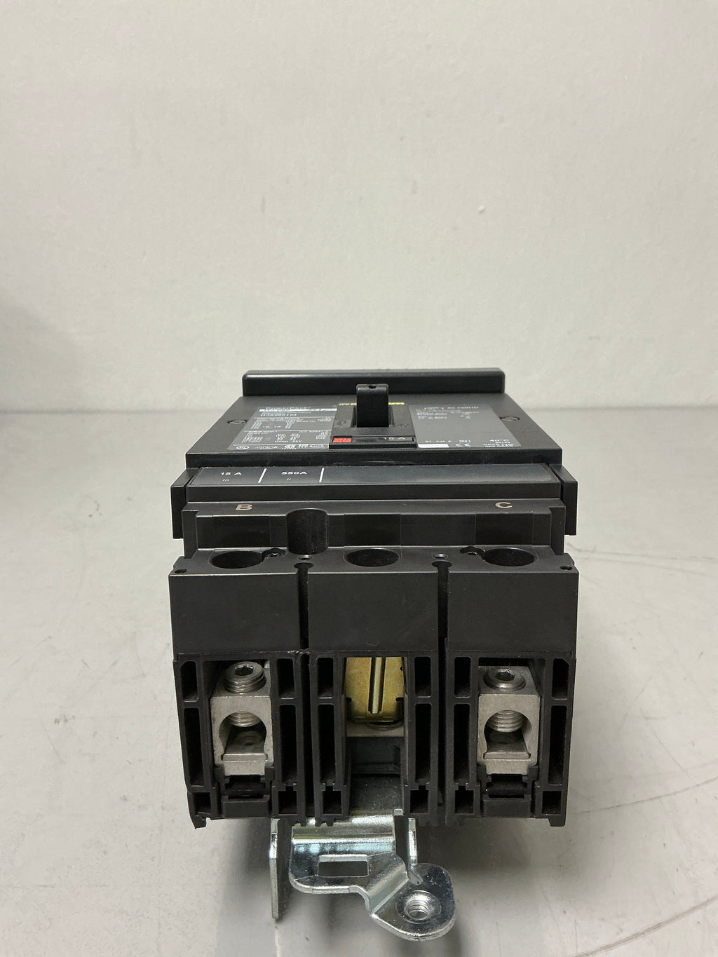 Used Square D HJA26015 2 Pole, 15 Amp, 600 Volt Circuit Breaker