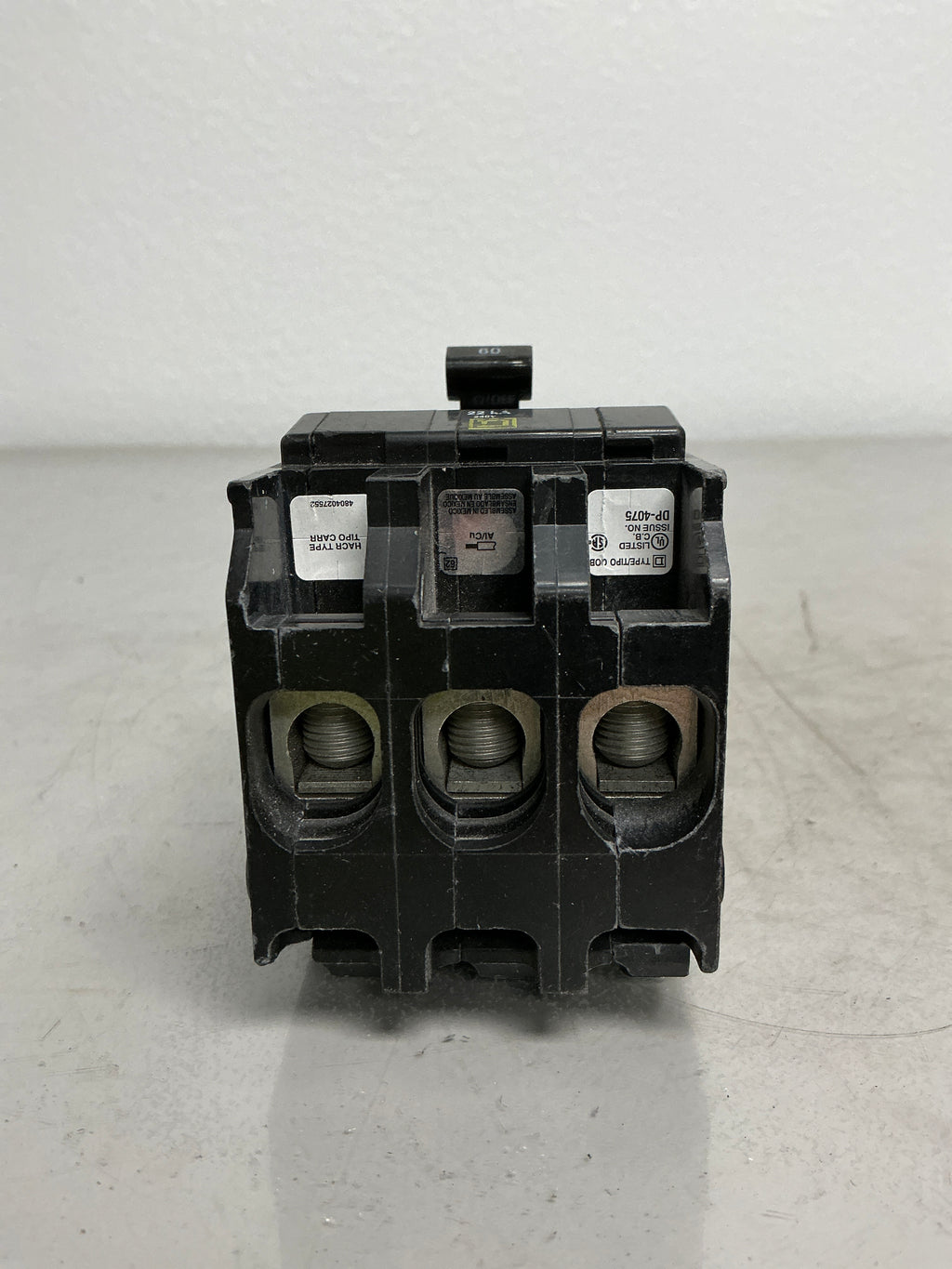 Used Square D QOB360VH 3 Pole, 60 Amps,240 Volts