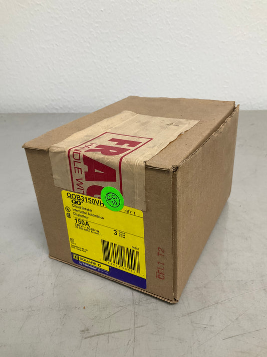 New Square D QOB3150VH 3 Poles, 150 Amps, 240 Volts