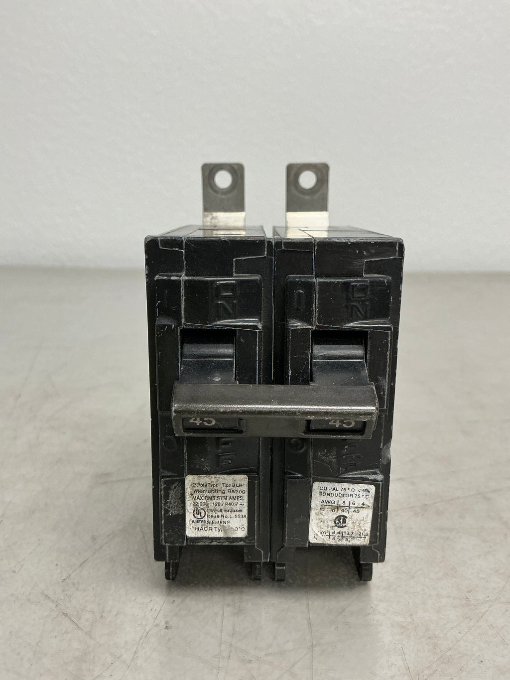 Used Siemens B245H 2 Pole, 45 Amps, 240 Volts