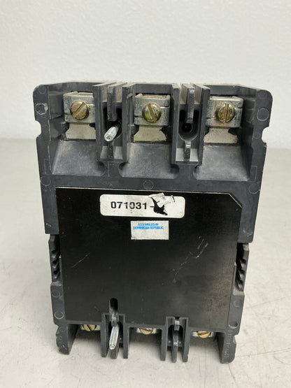 Used HFD3050L 3 Poles, 50 Amps, 600 Volts