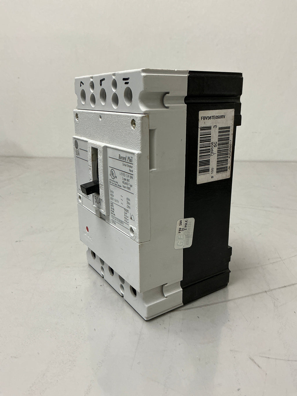 Used GE FBV36TE050RV 3 Pole, 50 Amps , 600 Volts Circuit Breaker