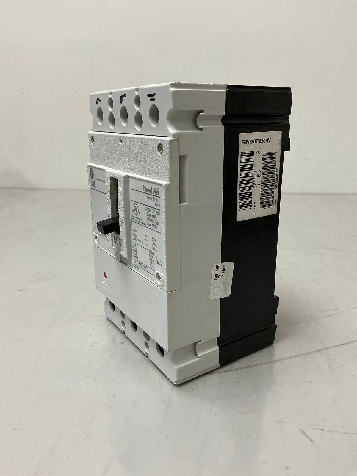 Used GE FBV36TE050RV 3 Pole, 50 Amps , 600 Volts Circuit Breaker