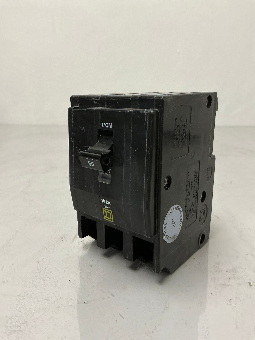 Used Square D QO390 3 Pole, 90 Amps, 240 Volts Circuit Breaker