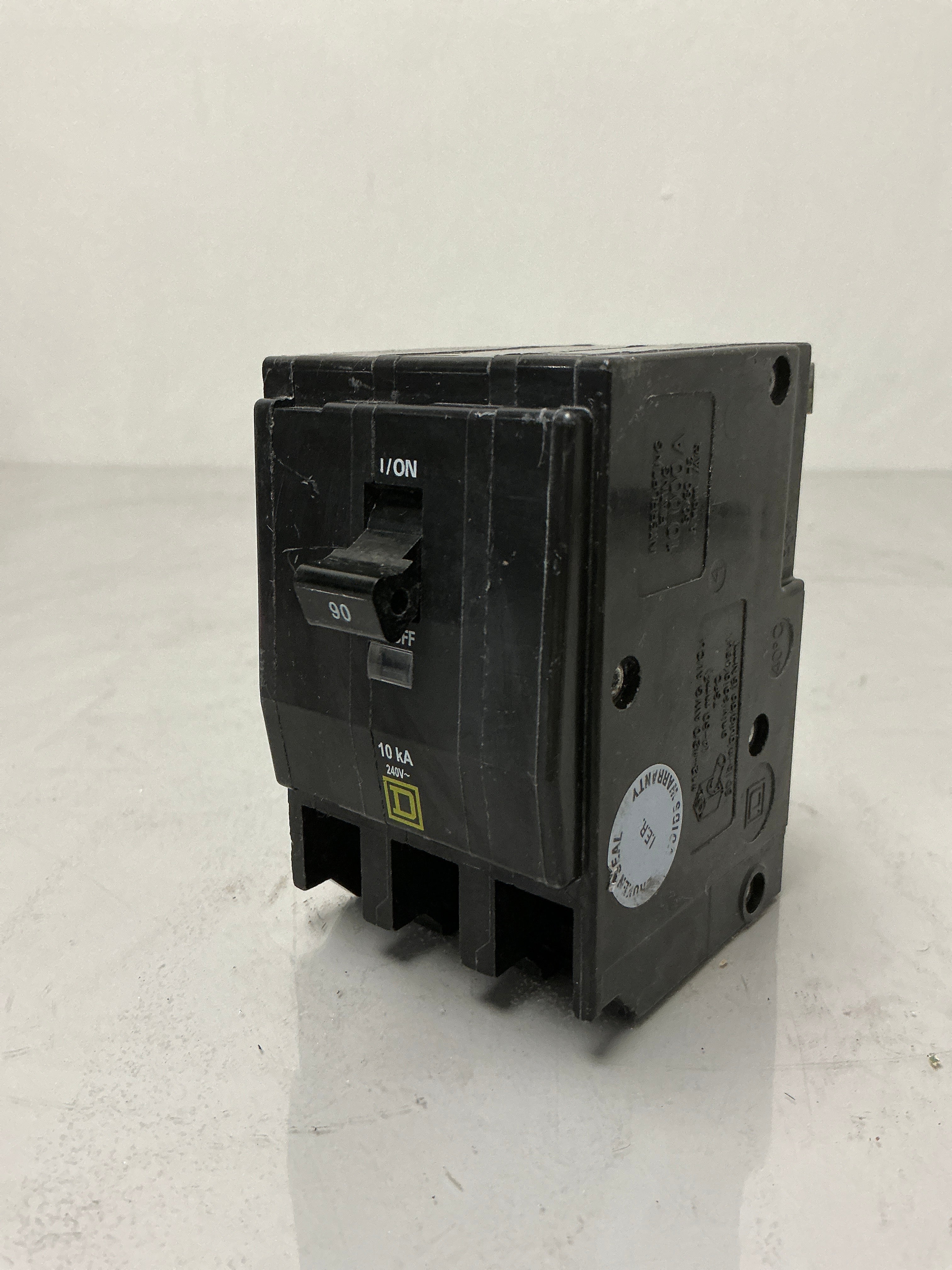 Used Square D QO390 3 Pole, 90 Amps, 240 Volts Circuit Breaker