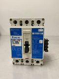 Used Cutler-Hammer EHD3100 whit Shunt trip, 3 Pole, 100 Amps, 480 Volts, Circuit Breaker