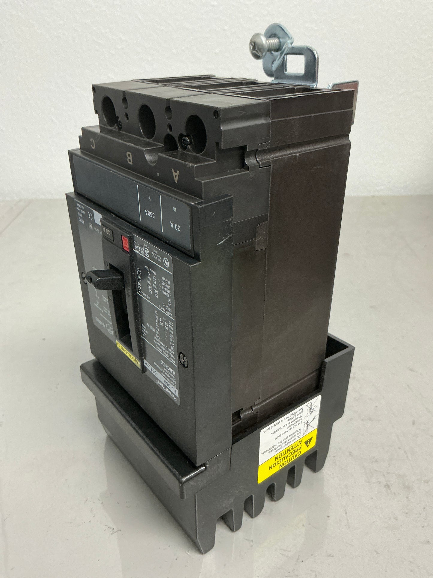 Used Square D HJA36030 3 Pole, 30 Amps, 600 Volts