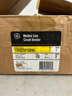 New THQD32100WL 3 Pole, 100 Amps, 240 Volts Circuit Breaker