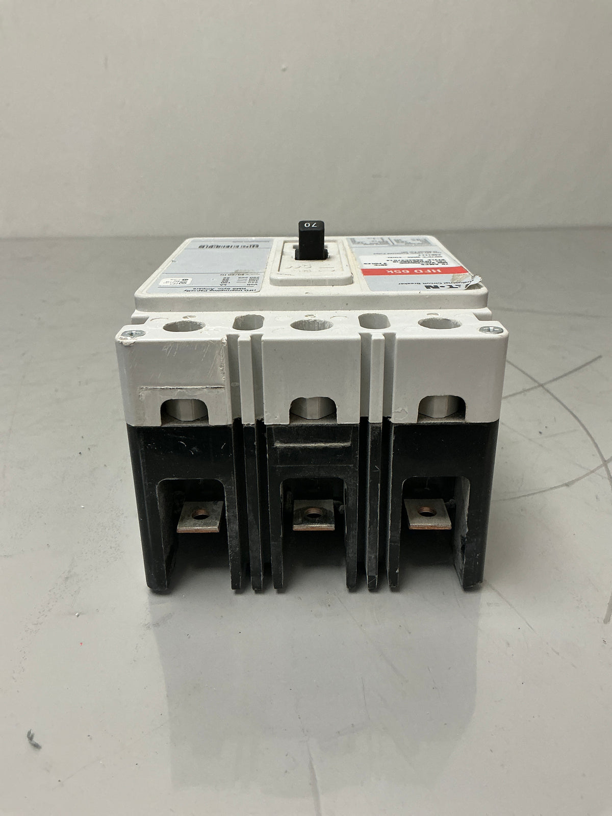 New Eaton HFD3070BP10 3Pole, 70Amps, 600 Volts Circuit Breaker