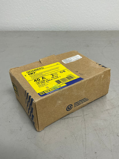 New Square D QO240EPD 2 Pole, 40 Amps, 240 Volts