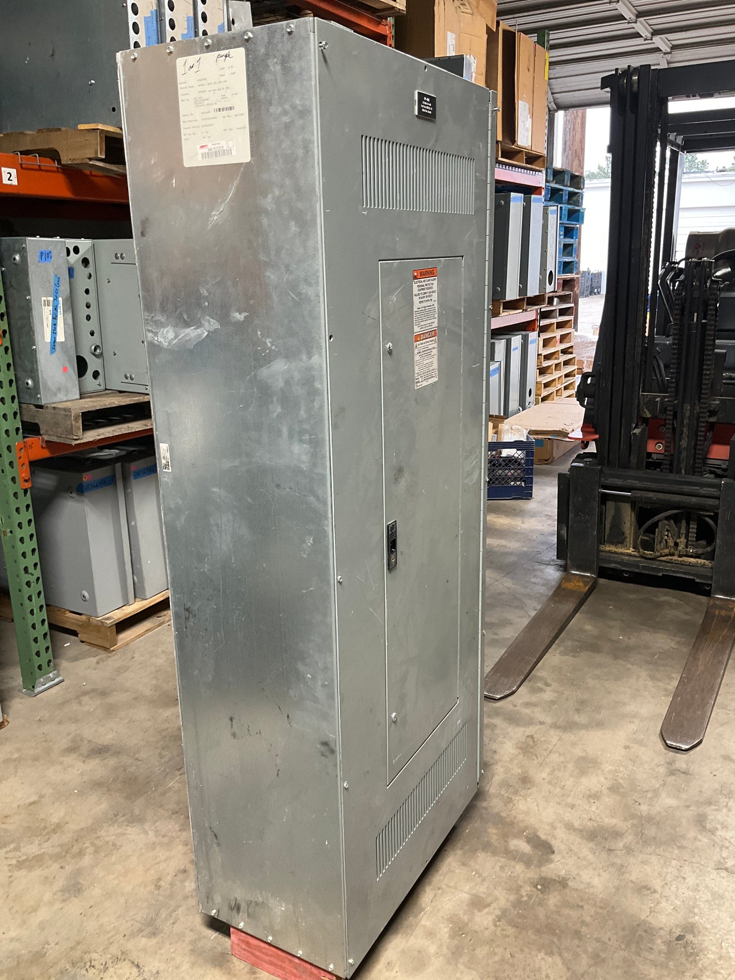 Used GE 400 Amp Main Distribution Panel 480/277 Volt 3 Phase 4 Wire