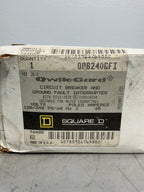 New Square D QOB240GFI 2 Pole, 40 Amps, 120/240 Volts Circuit Breaker