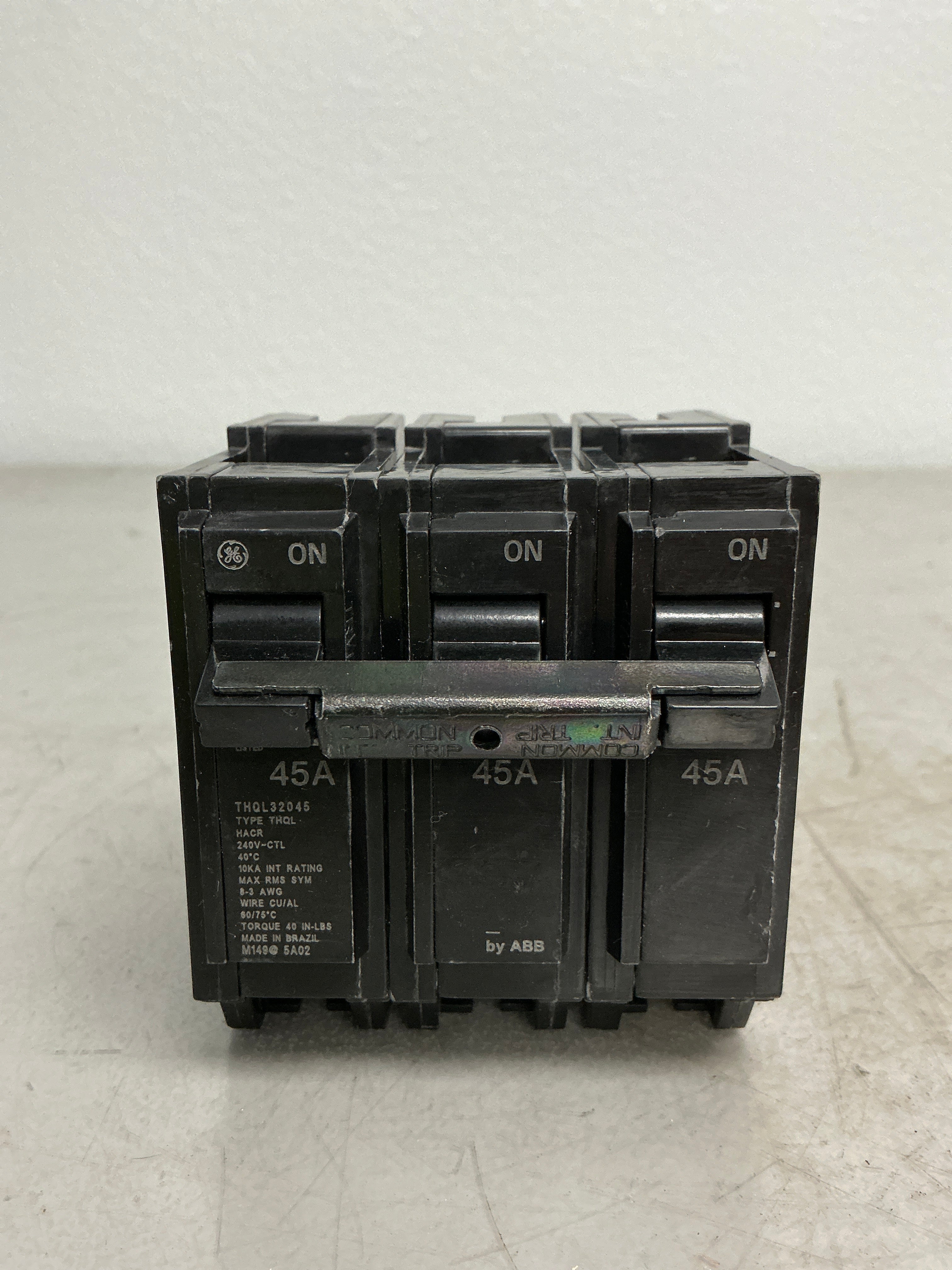 Used THQL32045 3 Pole, 45 Amps, 240 Volts