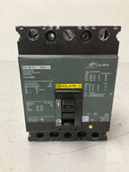 Used Square D FAL34060 3 Pole, 60 Amps, 600 Volts Circuit Breaker