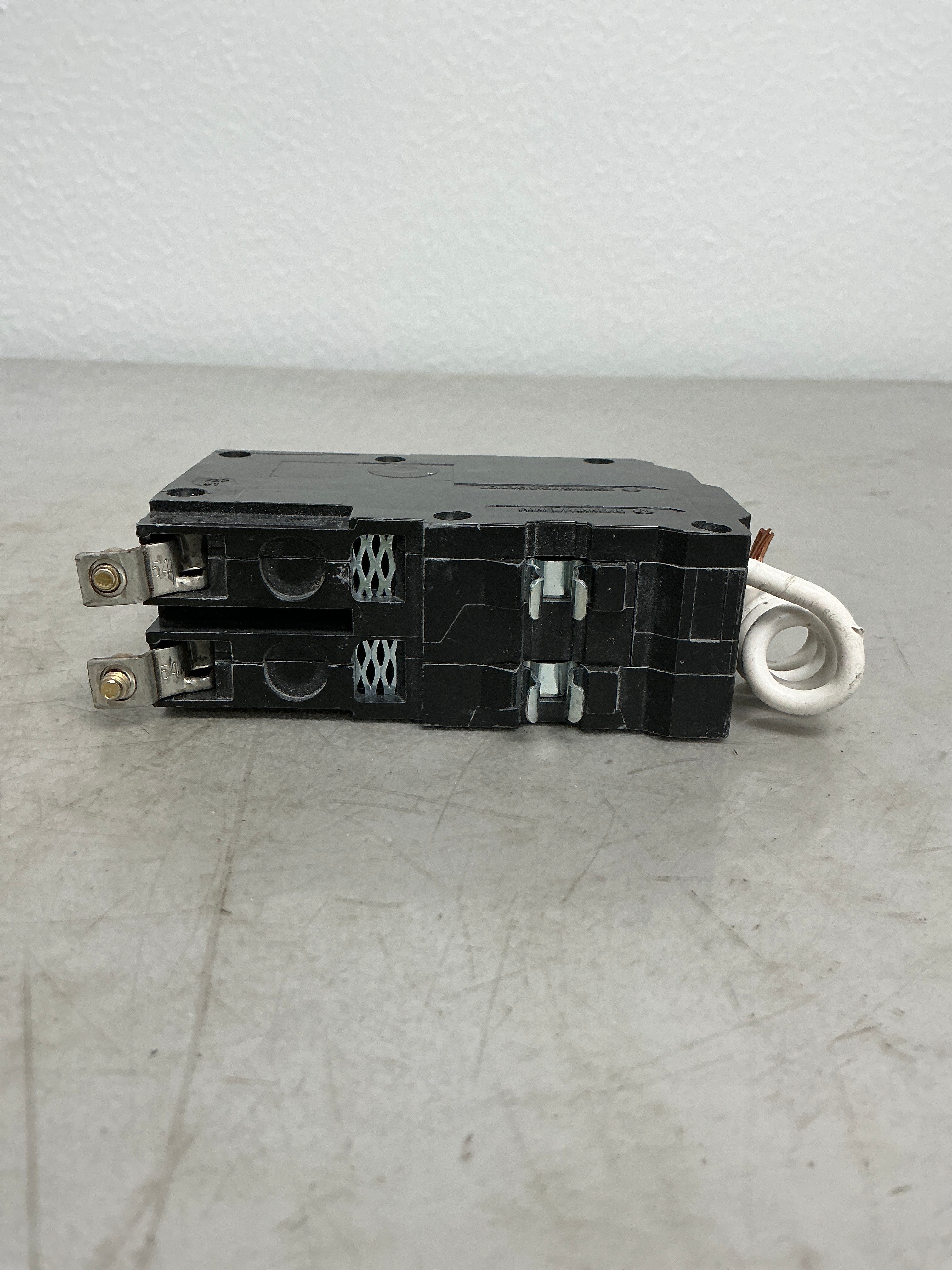 Used Square D QOB215GFCI 2 Pole, 15 Amps, 120/240 Volts Circuit Breaker