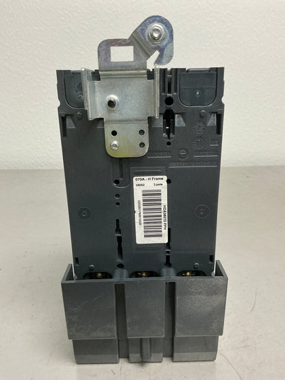 Used Square D HDA36070 3 Pole, 70 Amps, 600 Volts