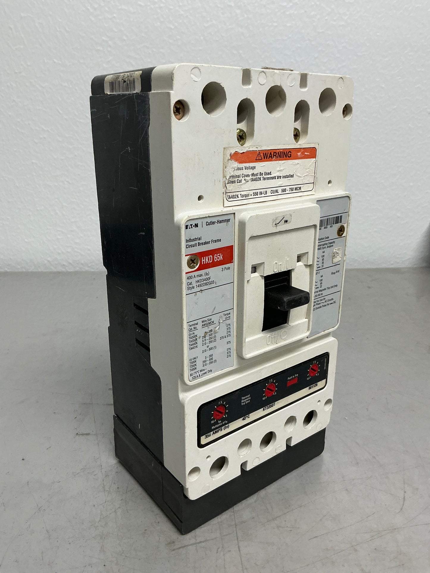 New HKD3350 3 Pole, 350 Amps