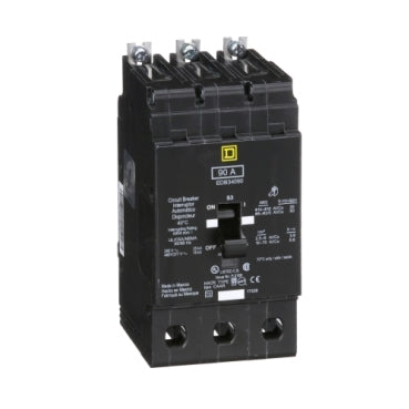 New Square D EDB34090 3 Pole, 90 Amps, 480 Volts