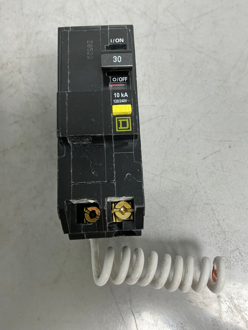 Used Square D QOB230GFI 2 Pole, 30 Amps, 120/240 Volts Circuit Breaker