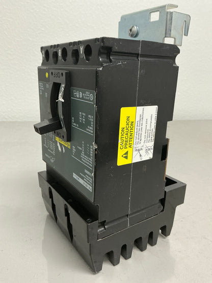 Used Square D FA36060 3 Pole, 60 Amps, 600 Volt
