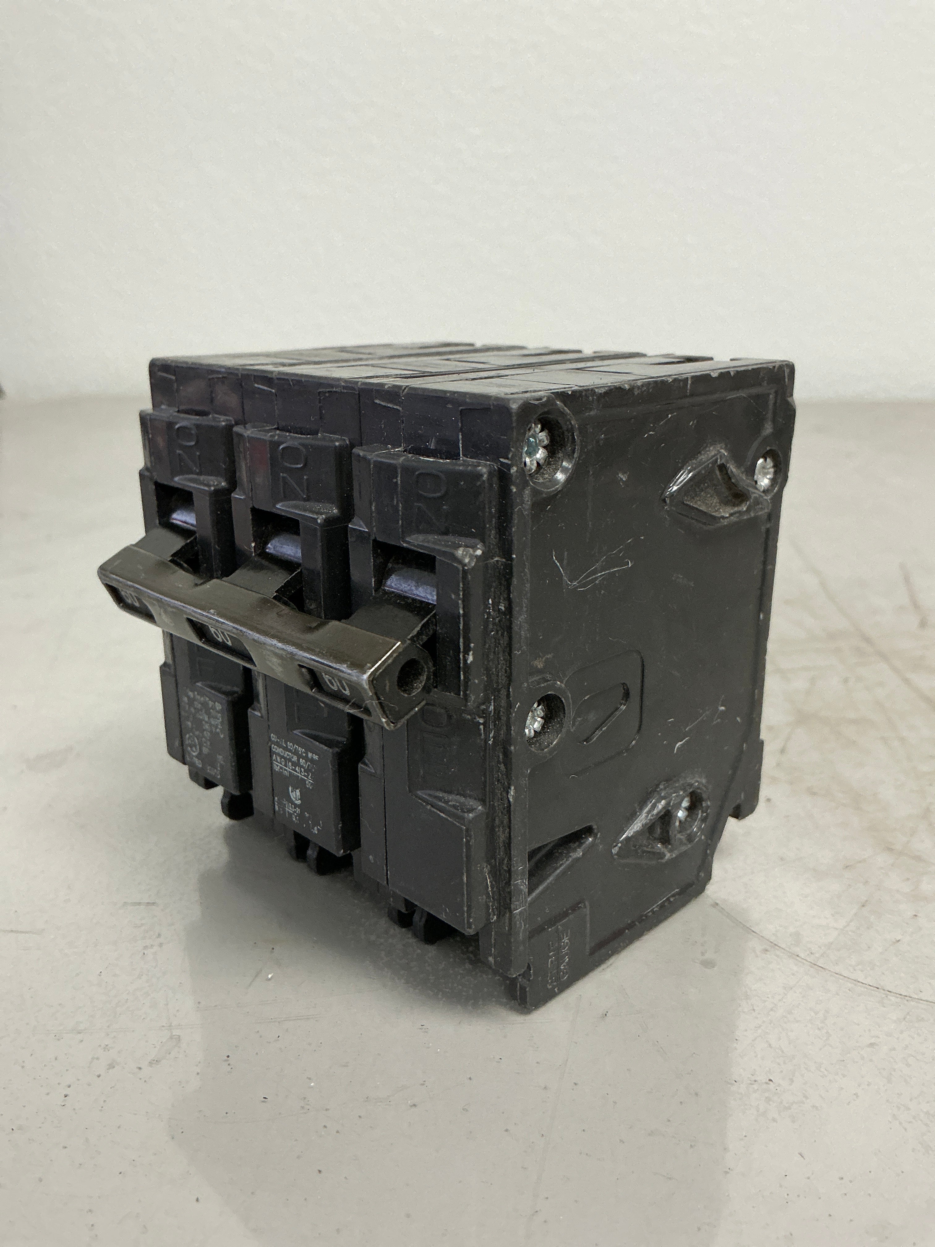 *CHIPPED* Used Q360 3 Pole, 60 Amps, 240 Volts