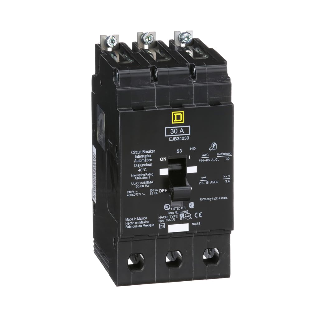 New Square D EJB34030 3 Poles, 30 Amps, 480 Volts