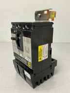 Used Square D FH36050 3 Pole, 50 Amps, 600 Volts, Circuit Breaker