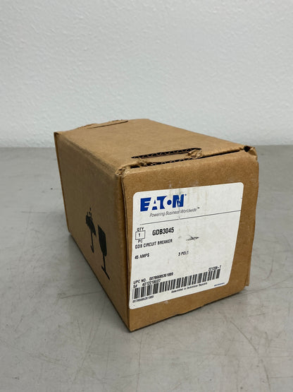New Eaton GDB3045 3 Poles, 45 Amps