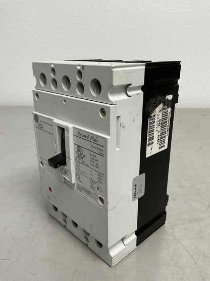 Used FBN36TE080RV 80 Amp 600 Volt 3 Pole Breaker