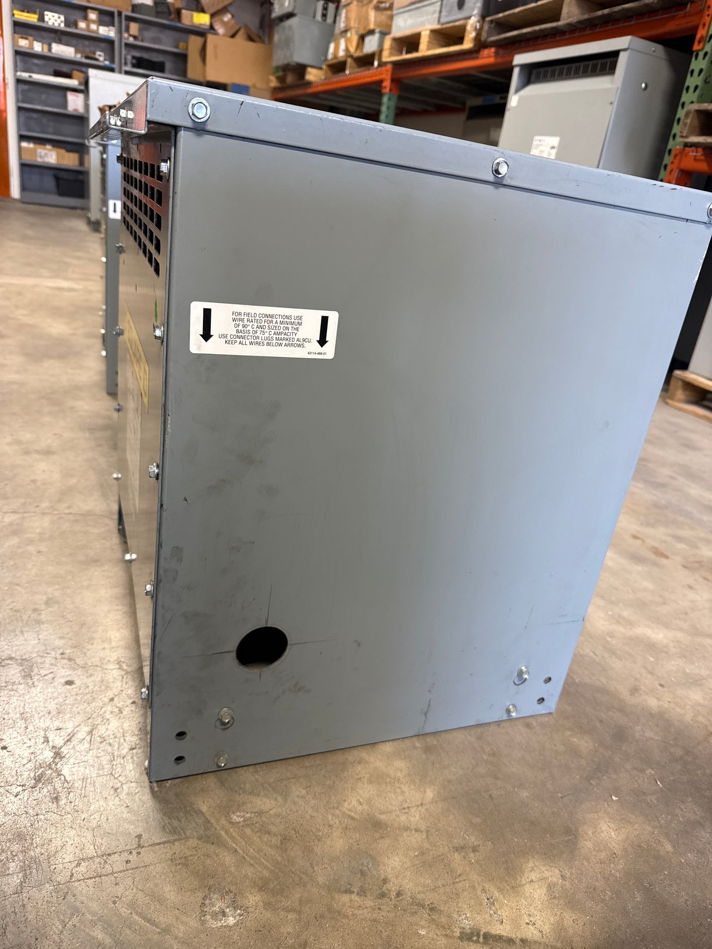 15 KVA  Square D Transformer, Primary 480, Seconday 208/120 Volts (item#t3)
