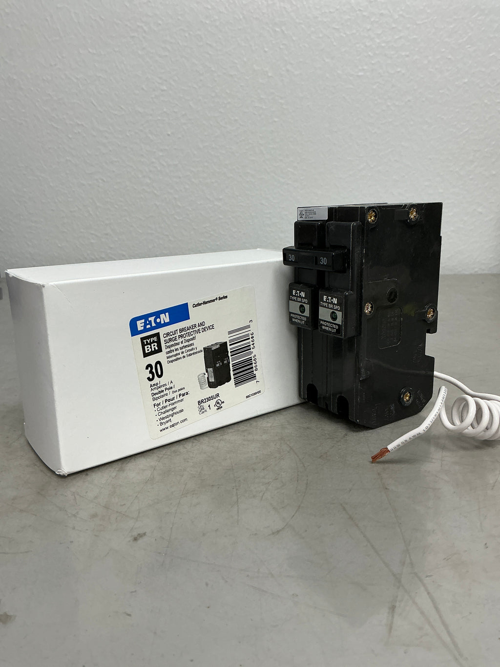 New Eaton BR230SUR 2 Pole, 30 Amps, 120/240 Volts Circuit Breaker