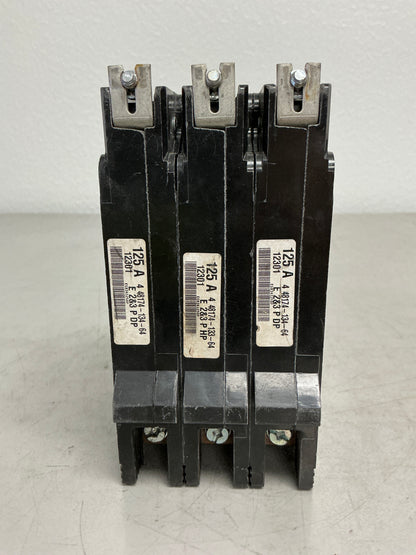 Used Square D EGB34125 3 Pole, 125 Amps, 480 Volts