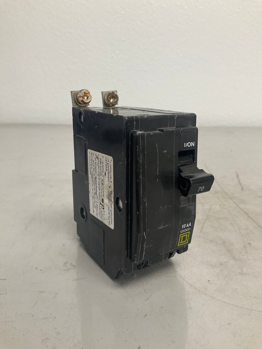 Used Square D QOB270 2 Pole, 70 Amps, 240 Volts