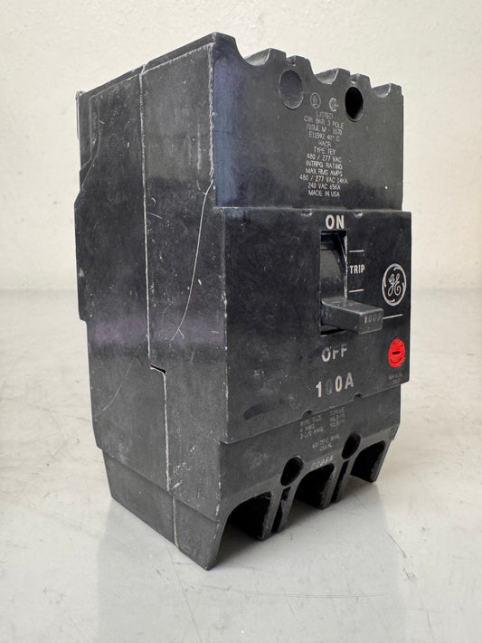 Used General Electric TEY3100 100 Amp, 3 Pole, 480 Volt Breaker