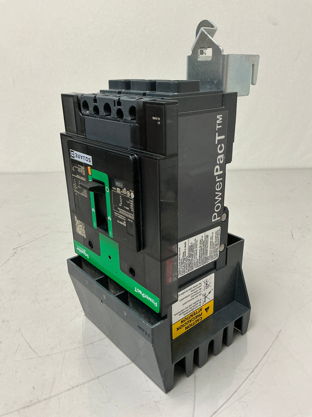 Used Square D BGA36110 3 Pole, 110 Amps, 480 Volts Circuit Breaker