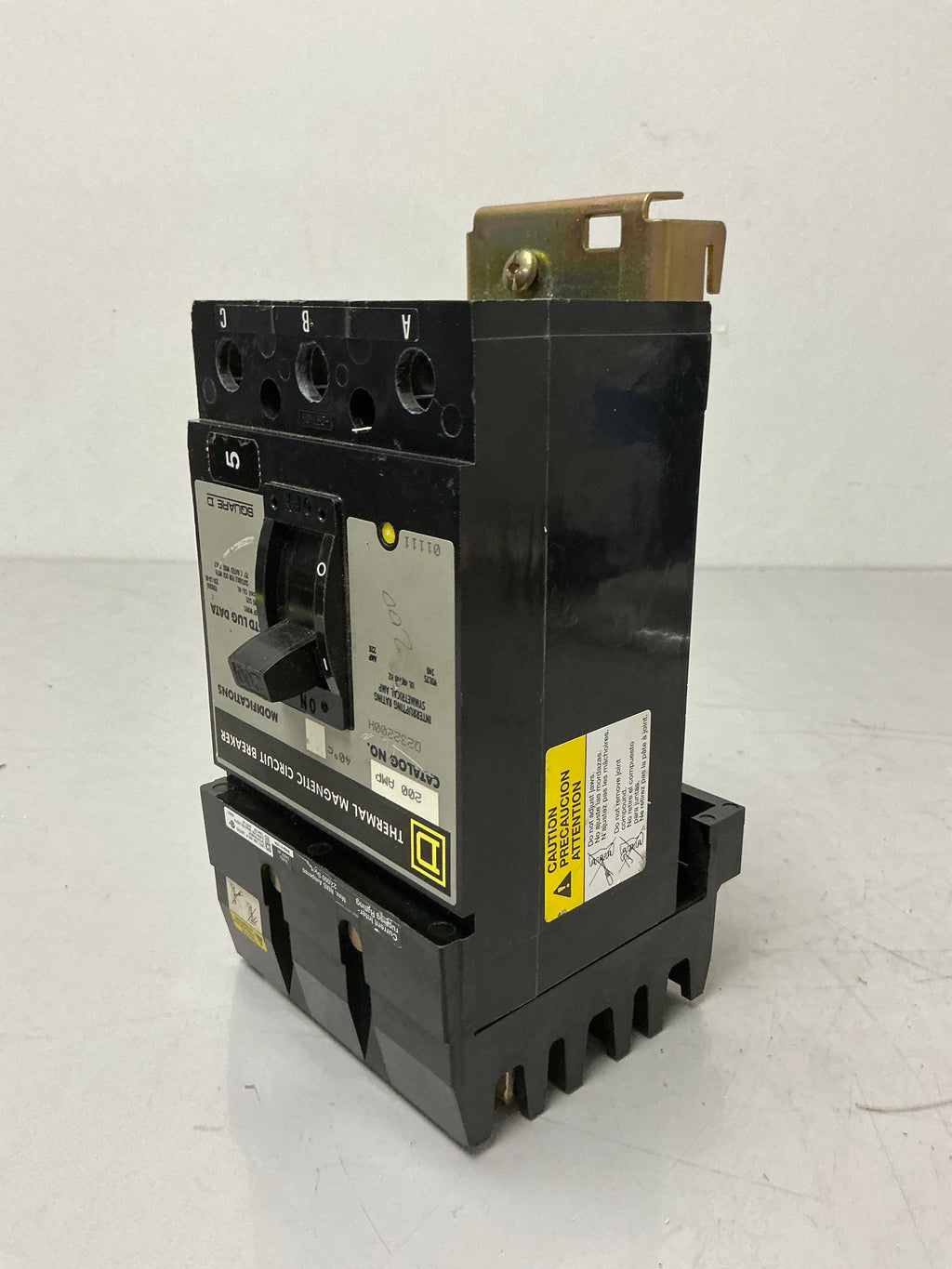Used Square D Q232200 3 Pole, 200 Amps, 240 Volts Circuit Breaker