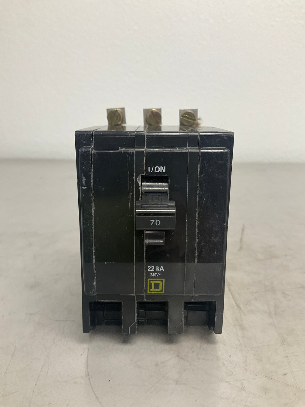 Used Square D QOB370VH 3 Pole, 70 Amps, 240 Volts
