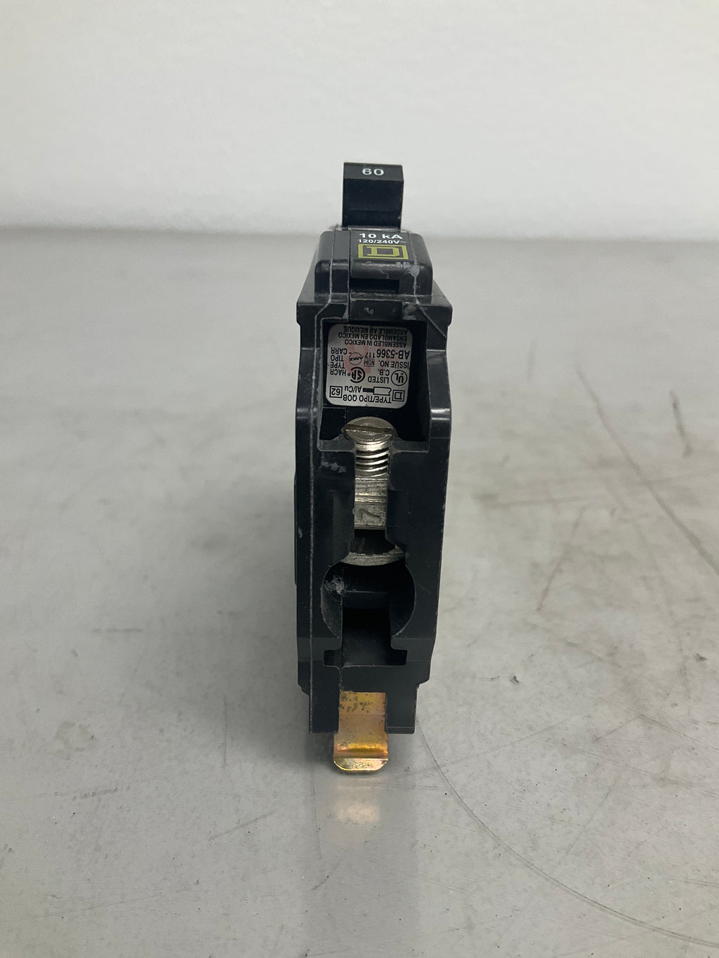 Used Square D QOB160 1 Pole, 60 Amps, 240 Volts
