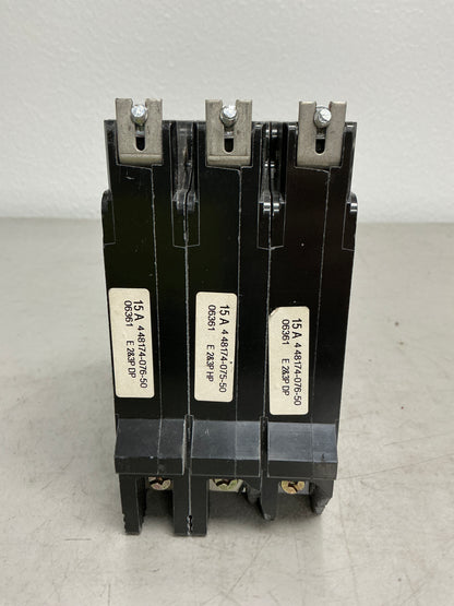 *CHIPPED* New Square D EDB34015 3 Pole, 15 Amps, 480 Volts