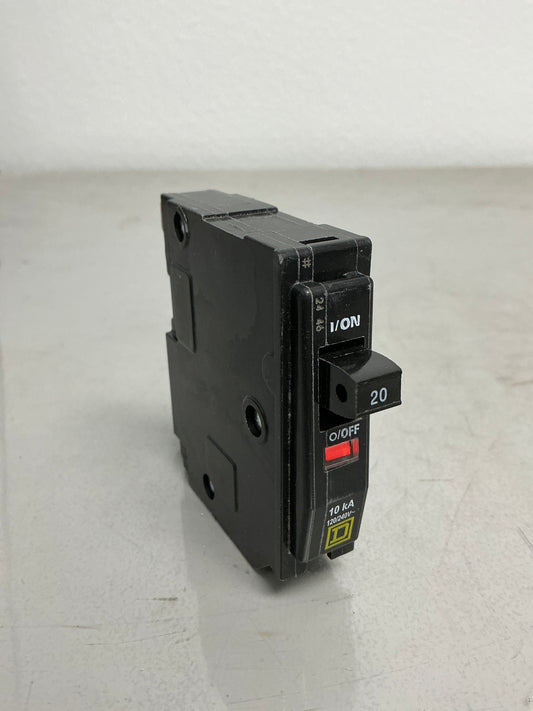 New QO120 1 Pole, 20 Amps