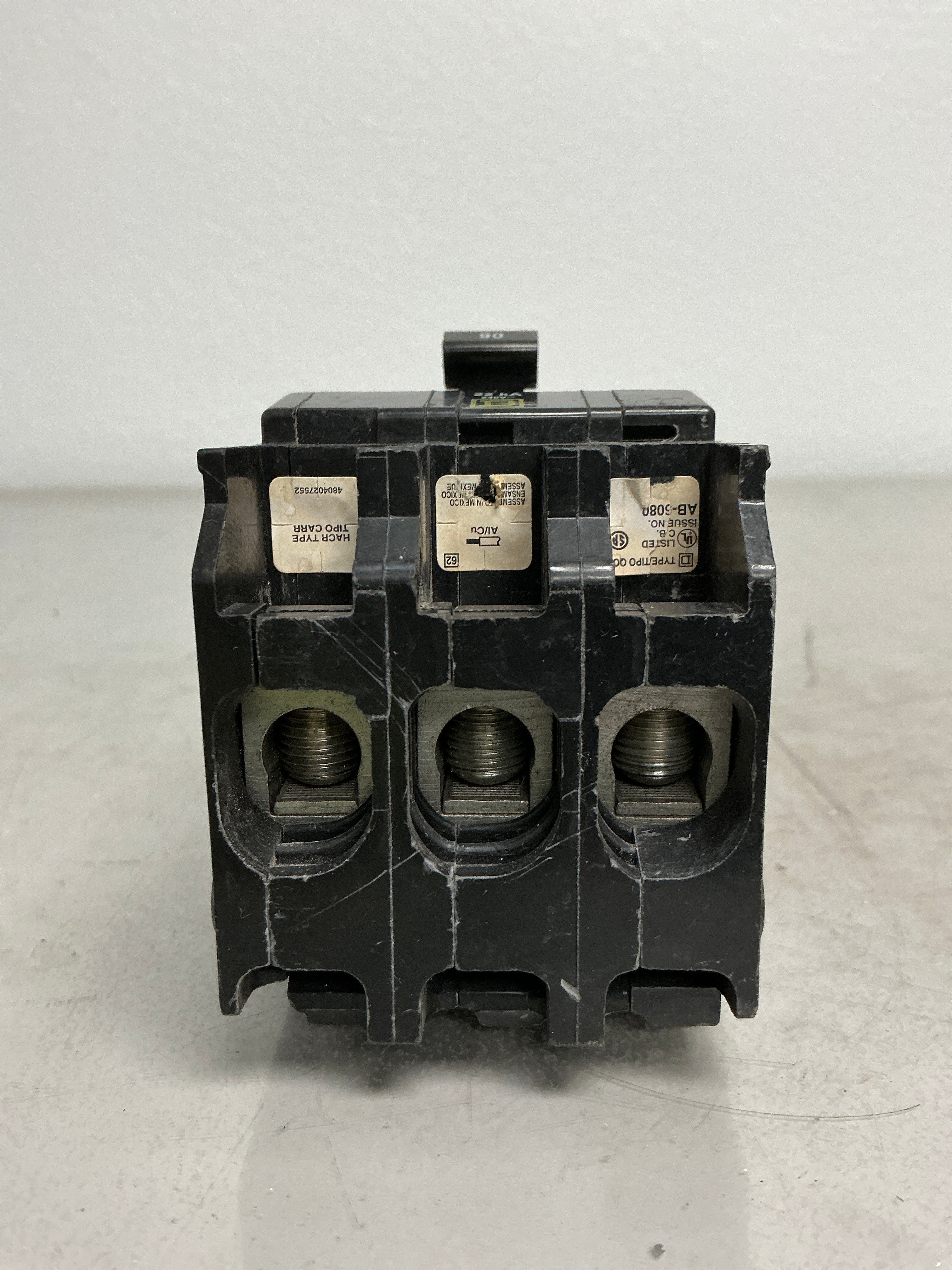 Used Square D QOB390VH 3 Pole, 90 Amps, 240 Volts
