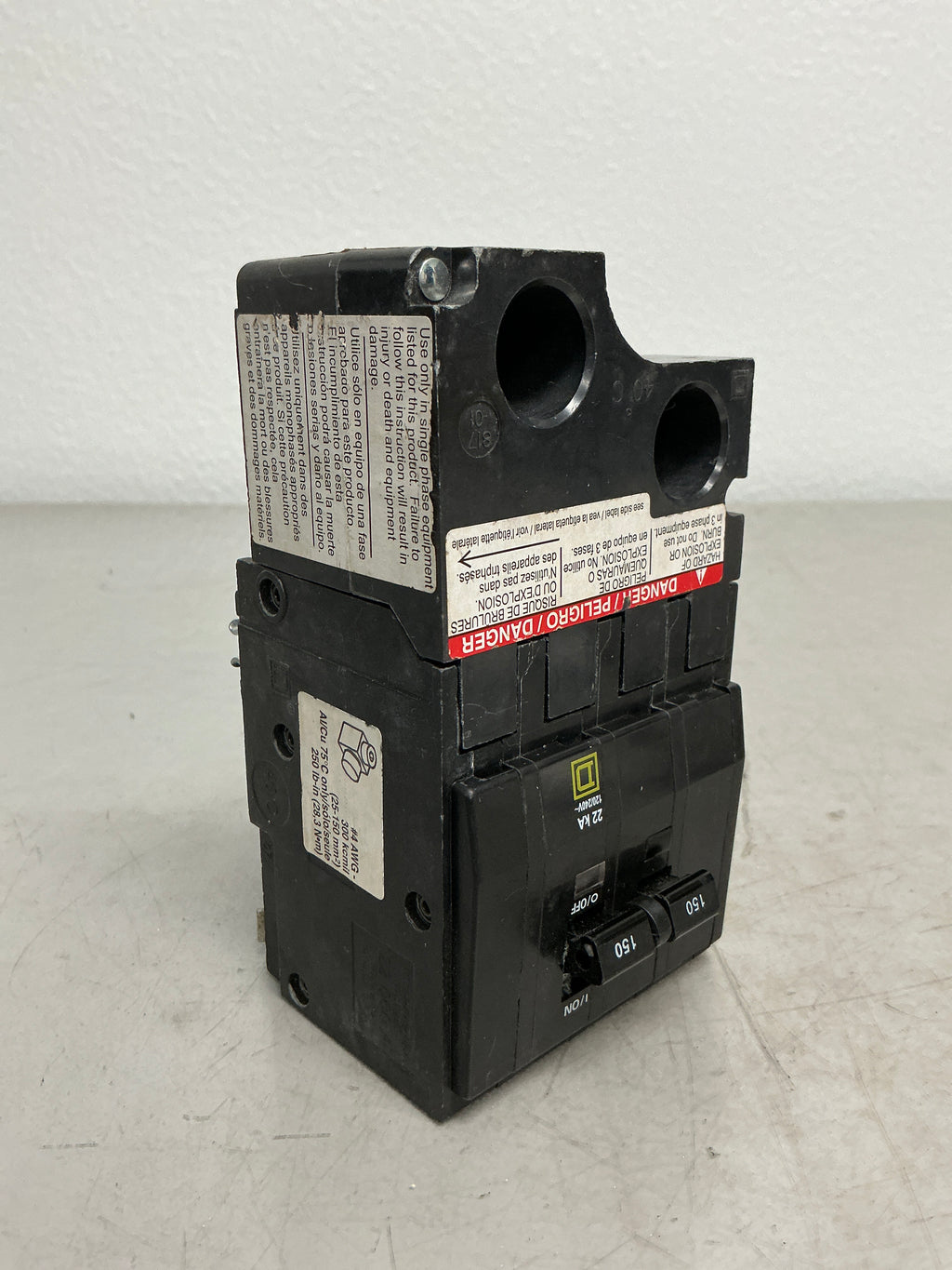 Used Square D QO2150VH 2 Pole, 150 Amps, 240 Volts
