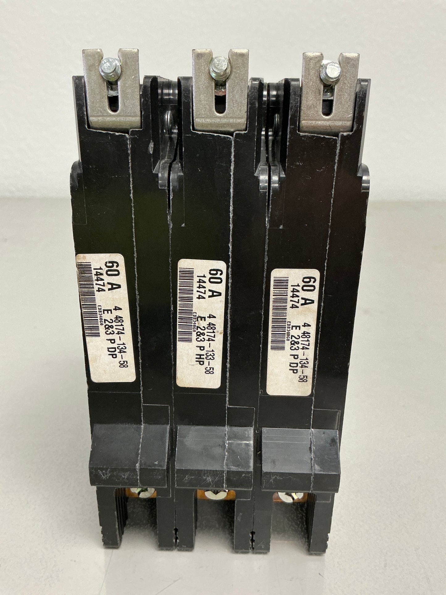 Used Square D EDB34060 3 Pole, 60 Amps, 480/277 Volts