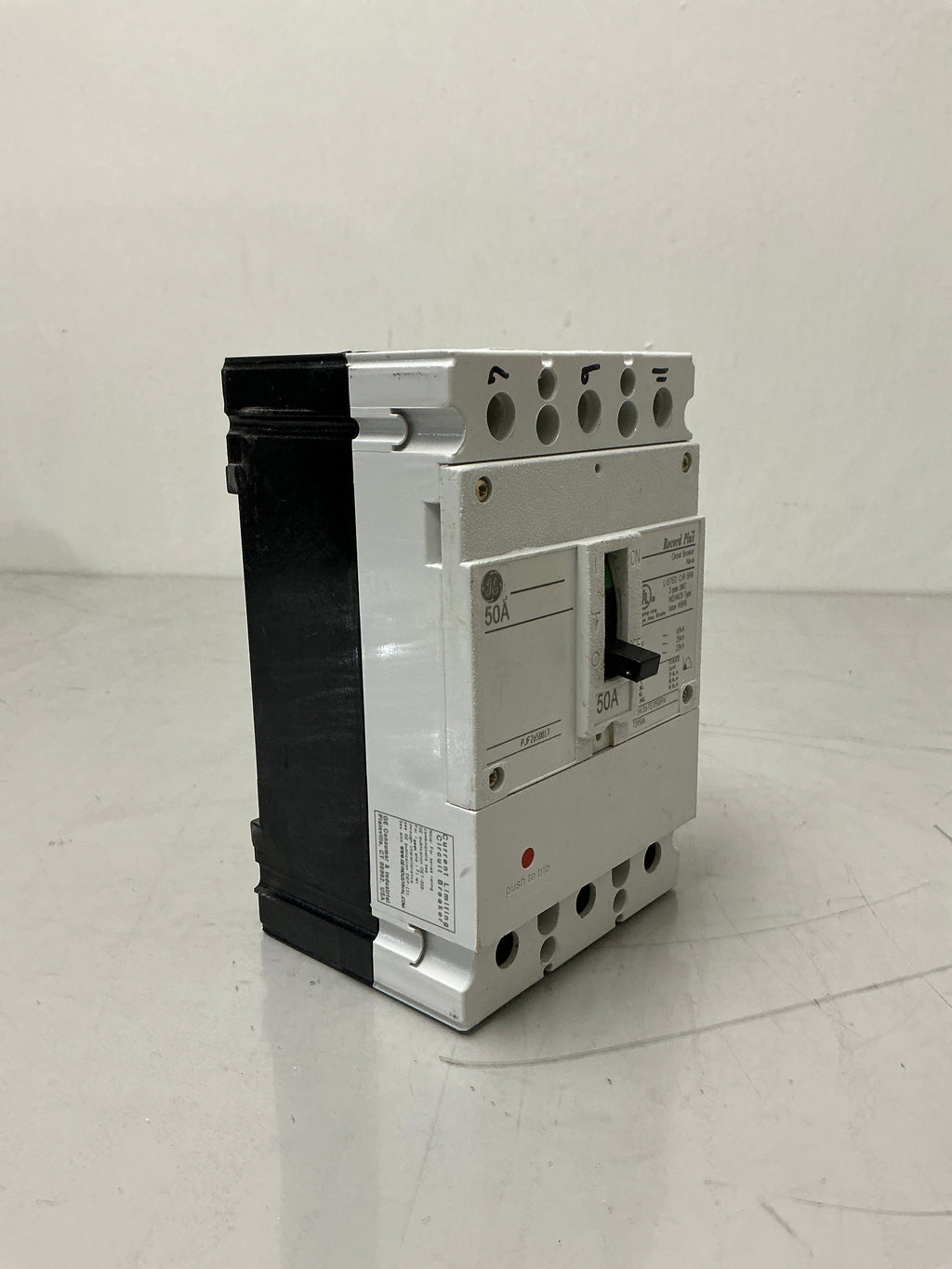 Used GE FBV36TE050RV 3 Pole, 50 Amps , 600 Volts Circuit Breaker