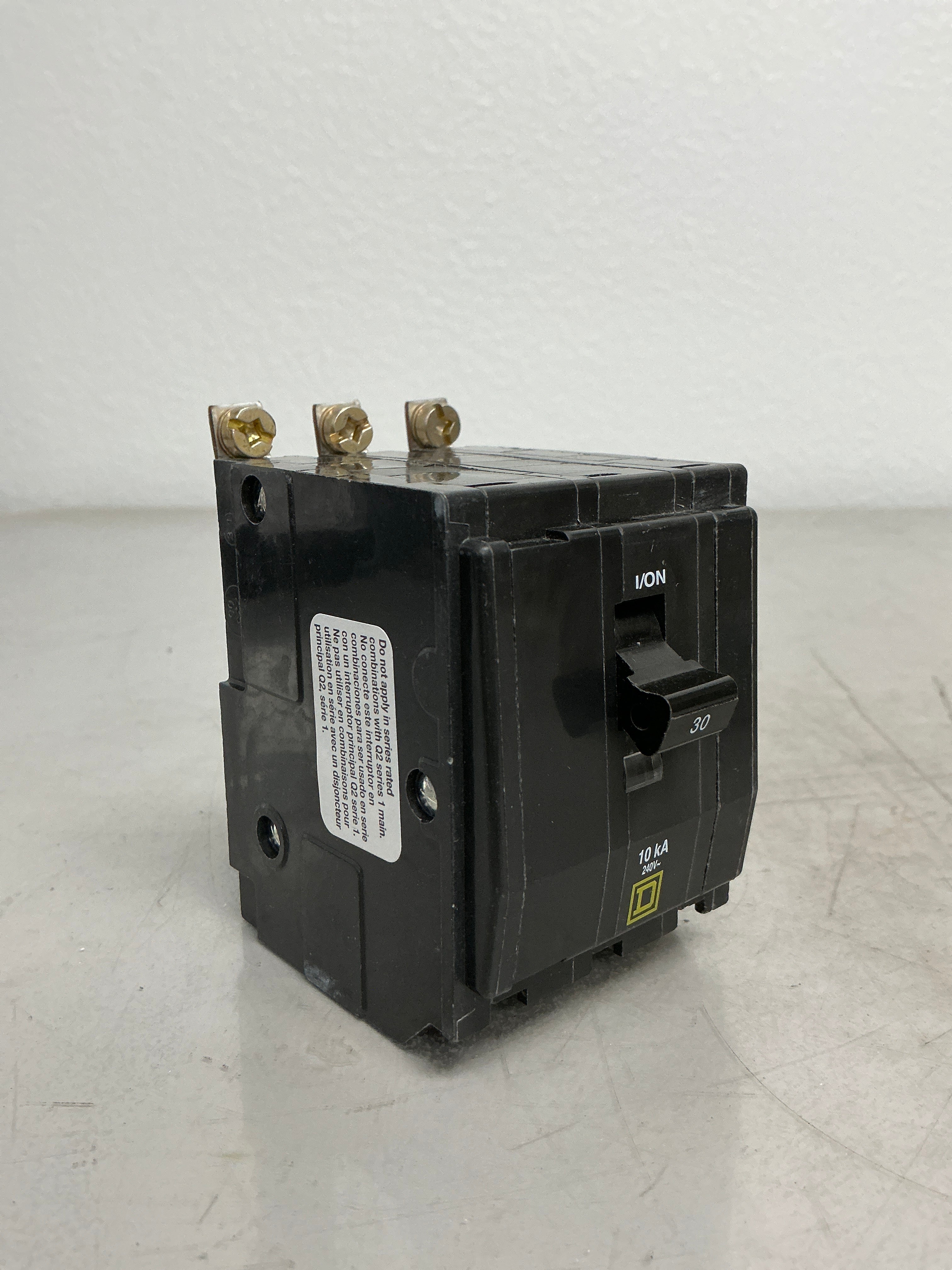New Square D QOB330 3 Pole, 30 Amps, 240 Volts