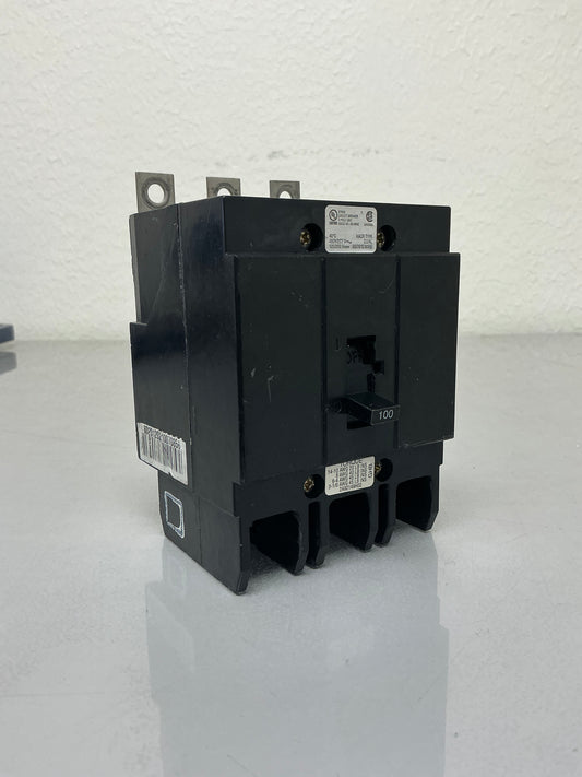 Used Eaton GHB3100 100 Amp, 3 Pole, 480 Volt