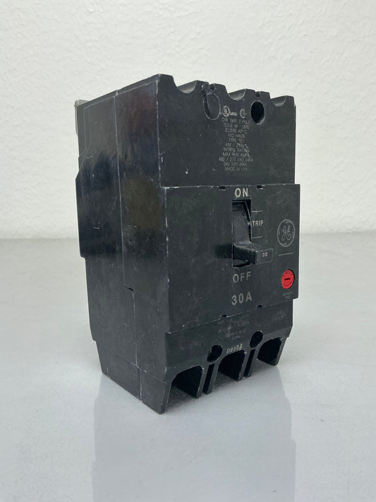 Used General Electric TEY330 30 Amp, 3 Pole, 480 Volt Breaker