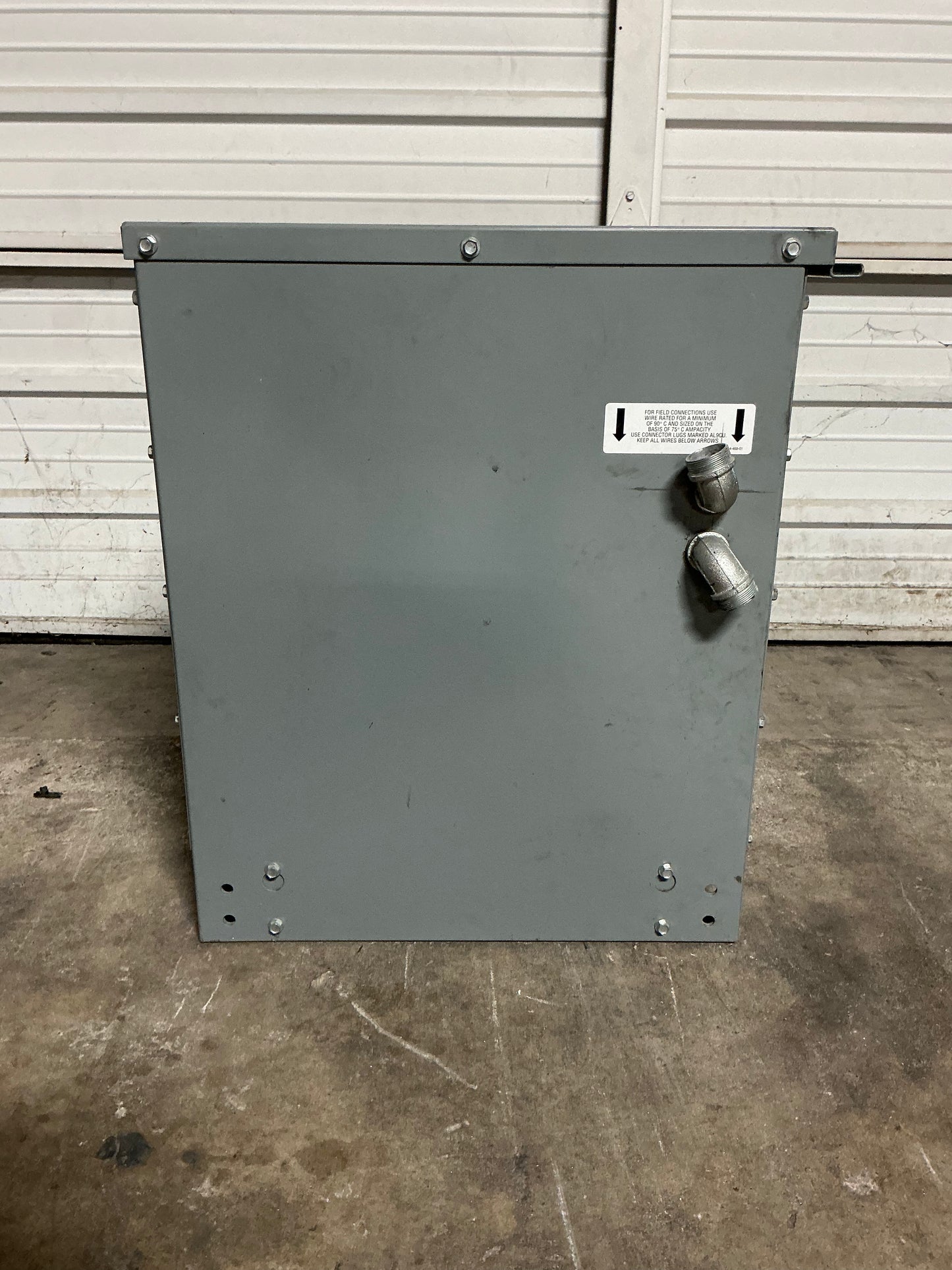 Used Square D 15 KVA,480 Volt Primary 208y/120 Volt Secondary (Delta Y) 3 Phase Transformer
